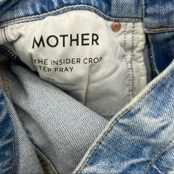MOTHER THE INSIDER CROP STEP FRAY I CONFESS SIZE 24 B620 - Picture 7 of 8